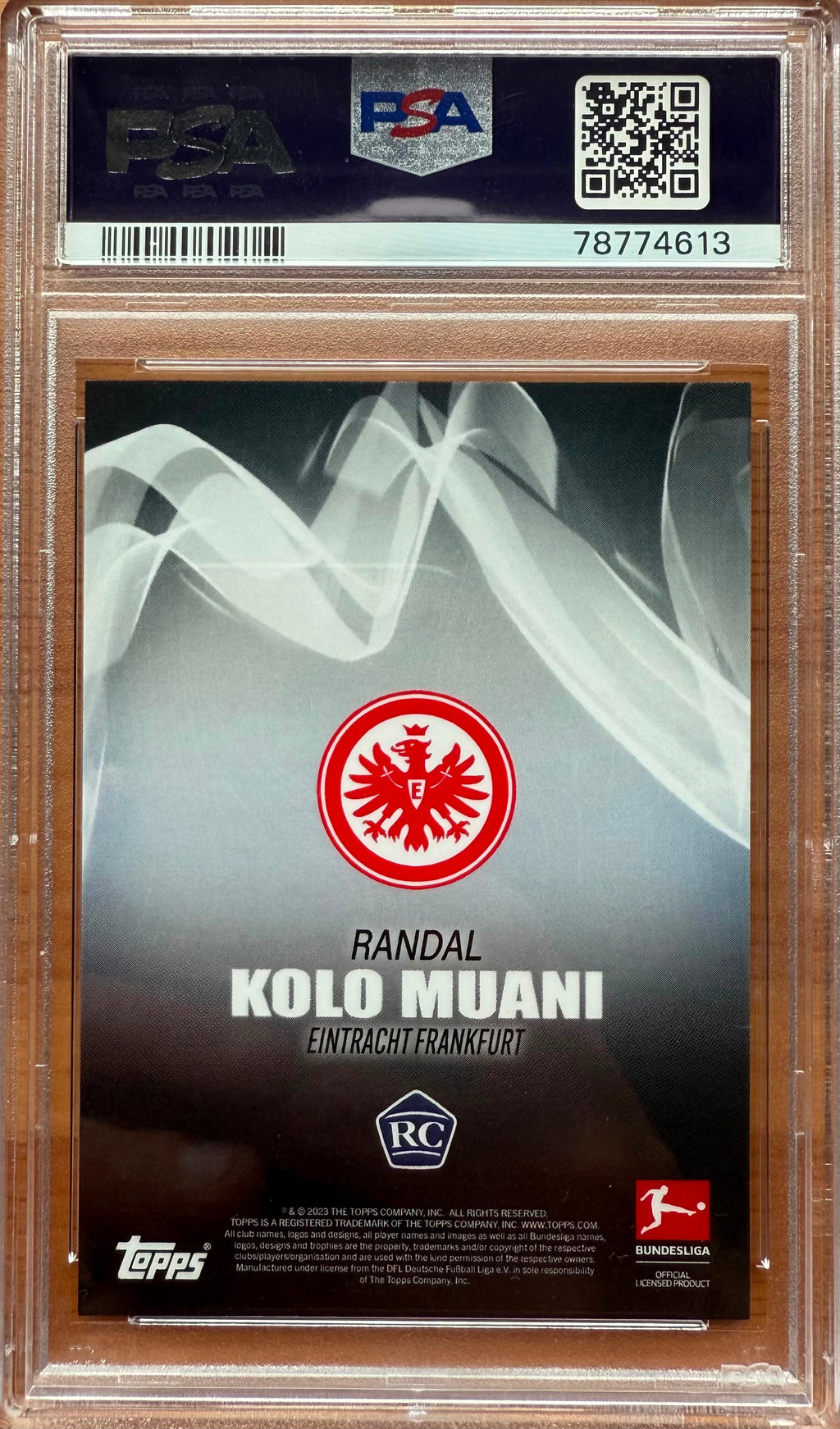 PSA 10 2022 TOPPS BUNDESLIGA I/S
RANDAL KOLO MUANI
PURPLE 5/5