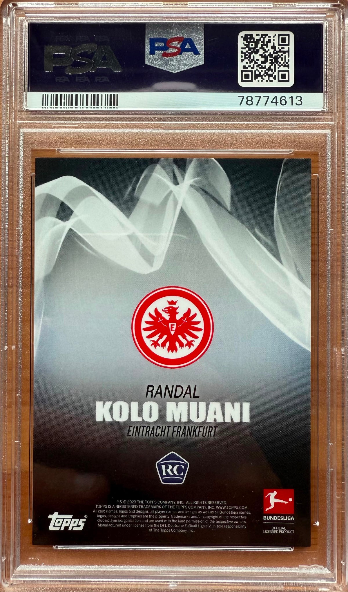 PSA 10 2022 TOPPS BUNDESLIGA I/S
RANDAL KOLO MUANI
PURPLE 5/5