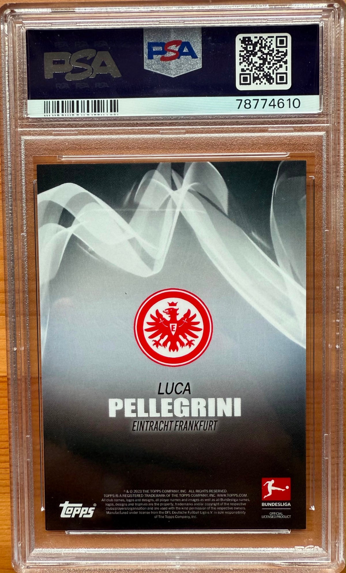 PSA 9.  2022-23 TOPPS BUNDESLIGA I/S
LUCA PELLEGRINI
ORANGE 25/25