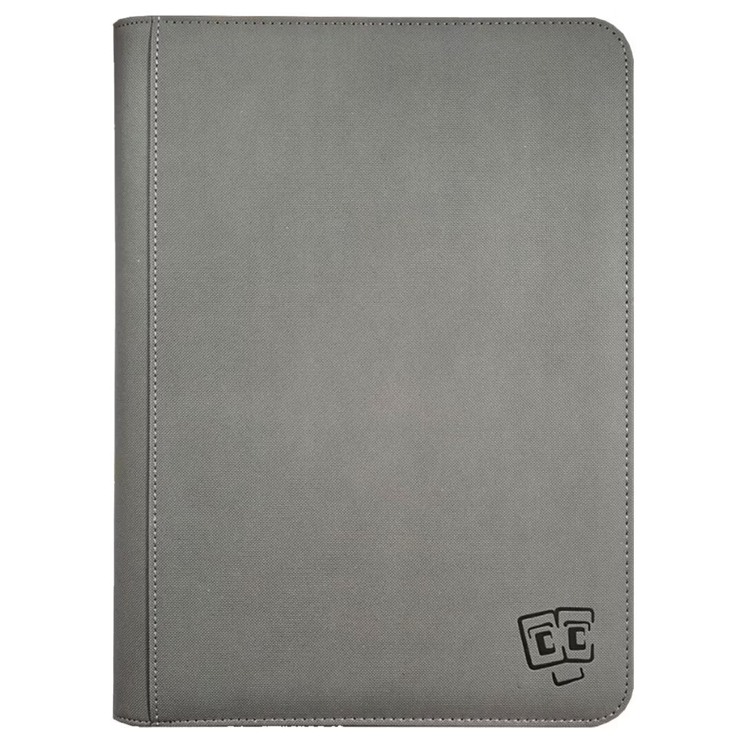 TCG Guru 4- Pocket Toploader Zip Binder
Xenon Grey