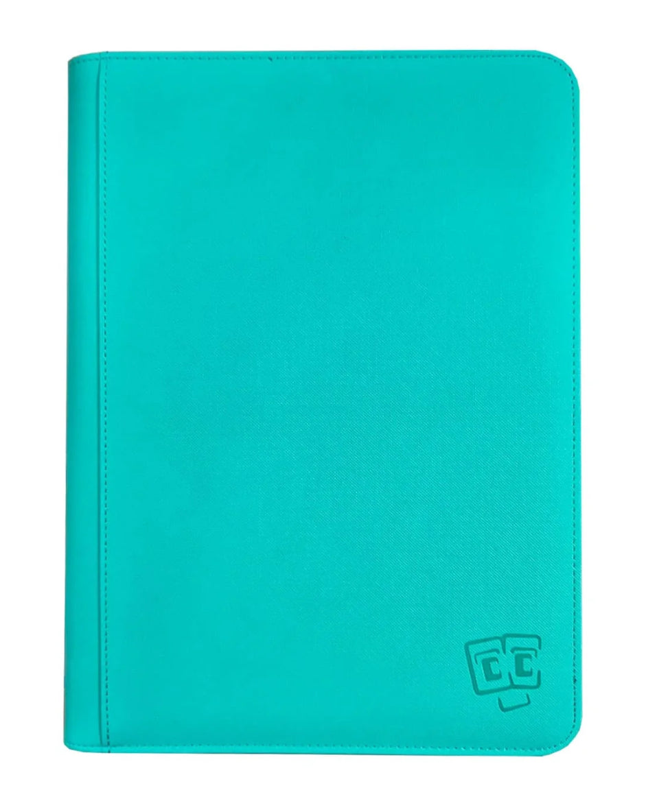 TCG Guru 4- Pocket Toploader Zip Binder
Turquoise
