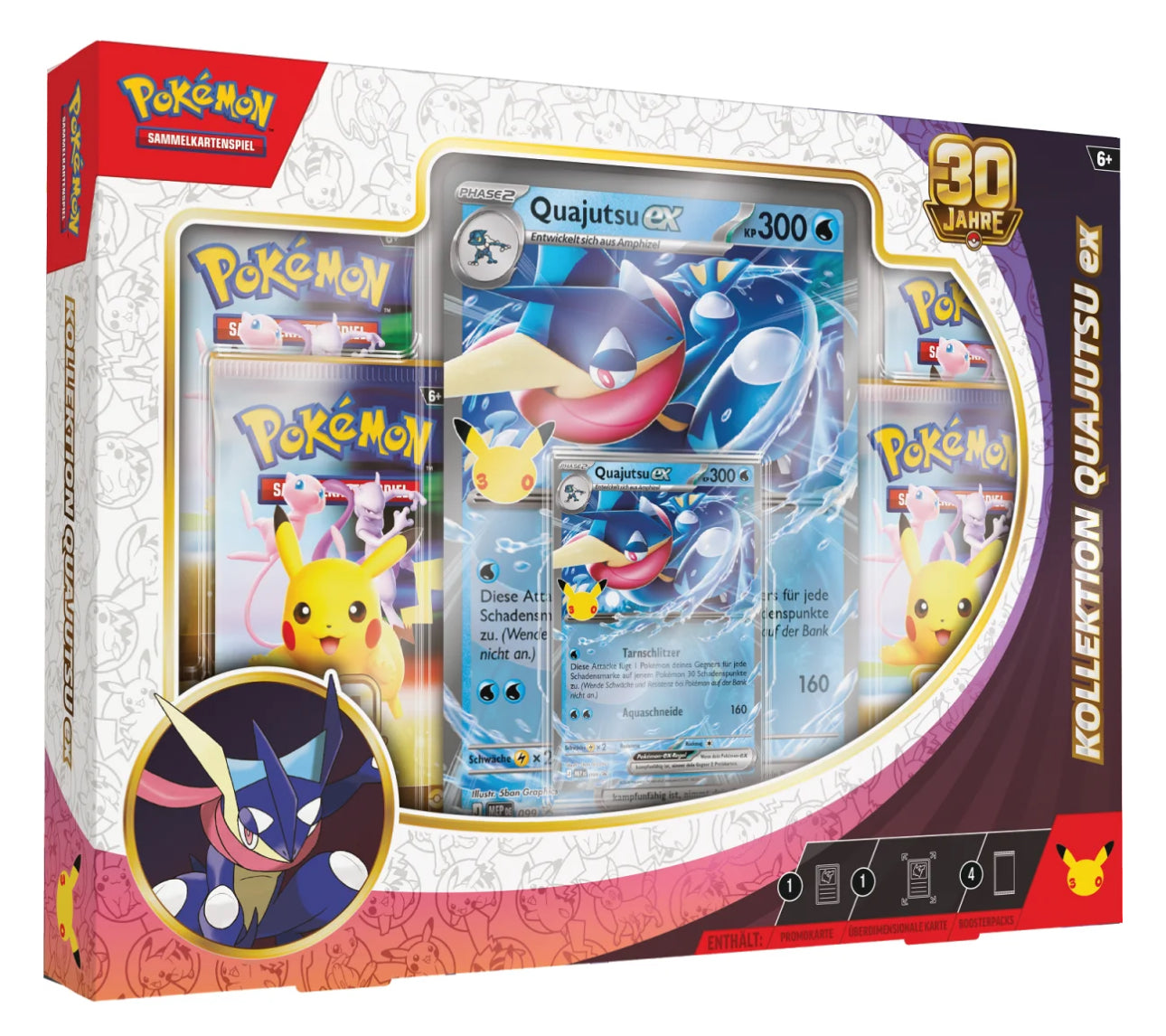 Pokemon 30 Jahre Quajutsu-ex Kollektion DE
