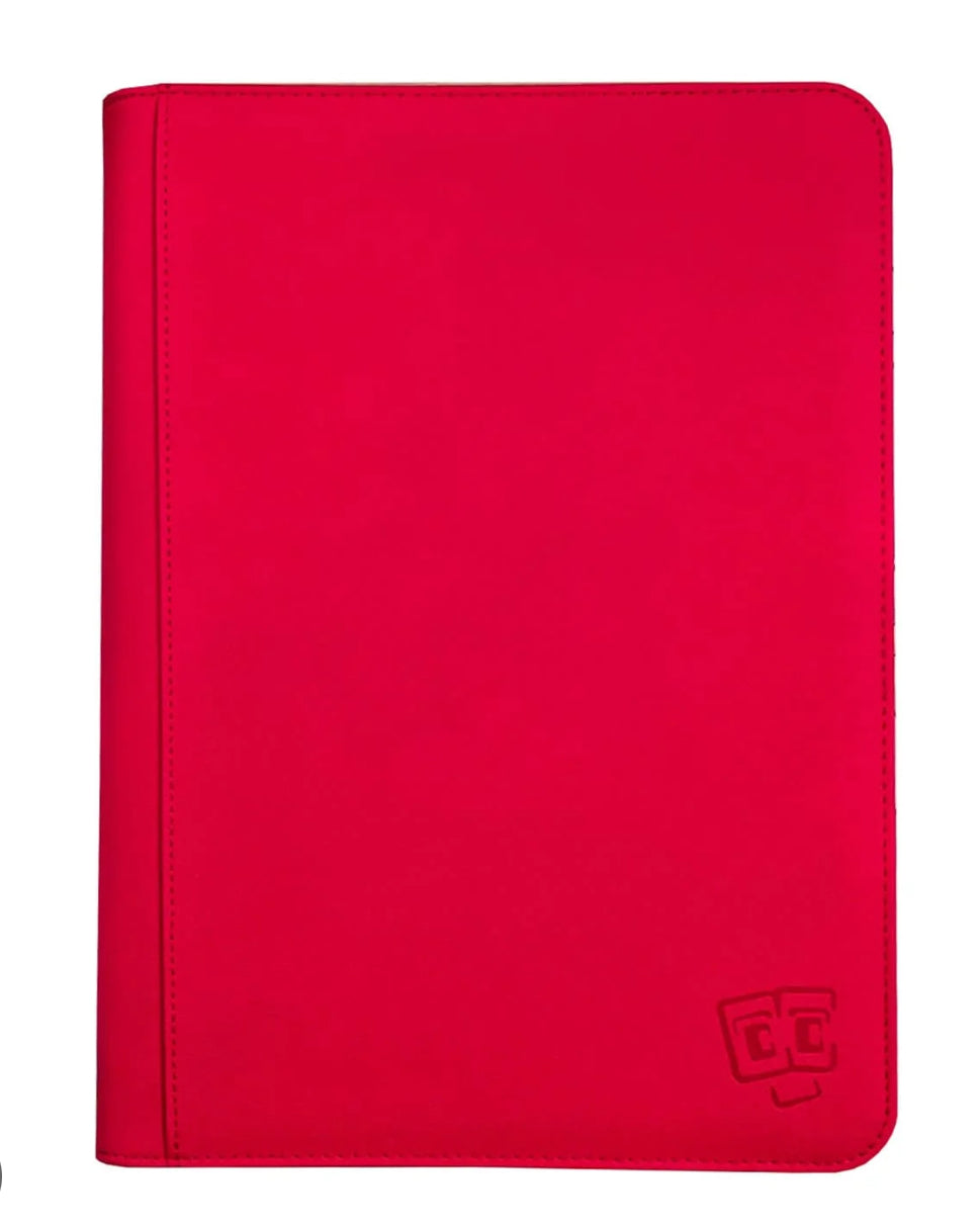 TCG Guru 4- Pocket Toploader Zip Binder

Xenon Red