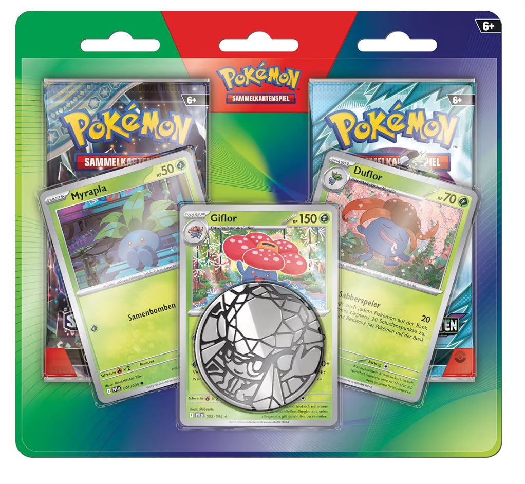 Pokémon Aufgewerteter 2er Pack Blister Giflor DE