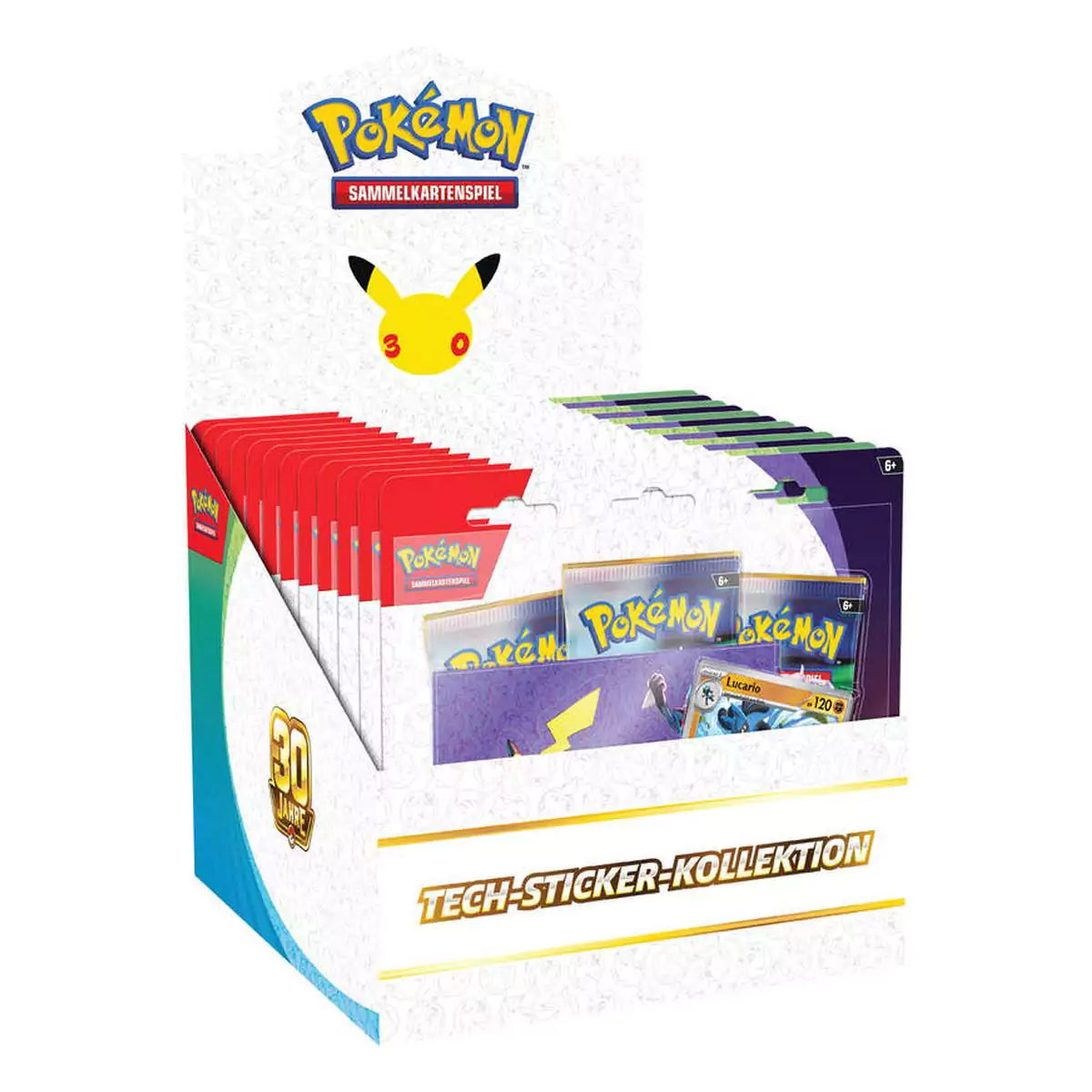 Pokemon 30 Jahre Tech Sticker Kollektion DE