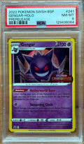 2022 POKEMON SWSH BSP GENGAR-HOLO PRERELEASE PSA 8