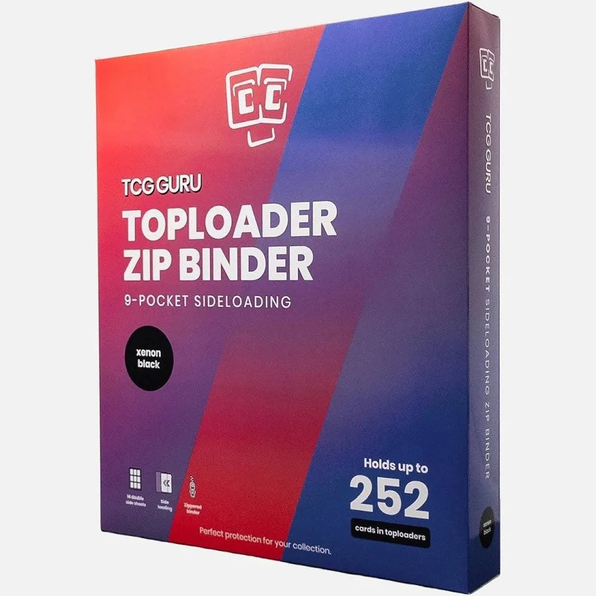 TCG Guru 9er Pocket Toploader Zipper Binder