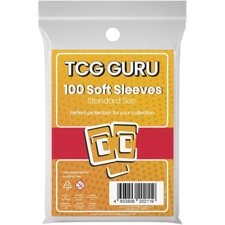TCG Guru - 100 Soft Sleeves